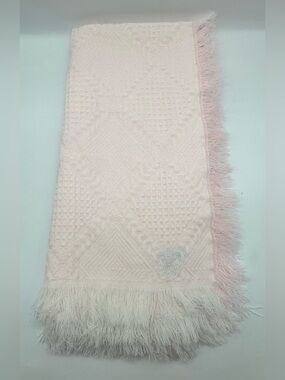 Vintage Mine Alone Pink Swaddle Blanket